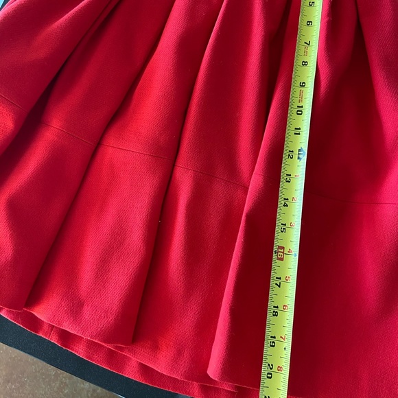Banana Republic Red Pleated Full Skirt Size 6 - Picture 11 of 11